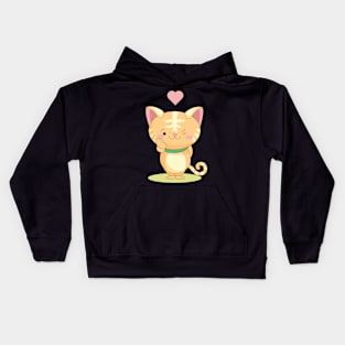 cat unicorn so cute funny Kids Hoodie